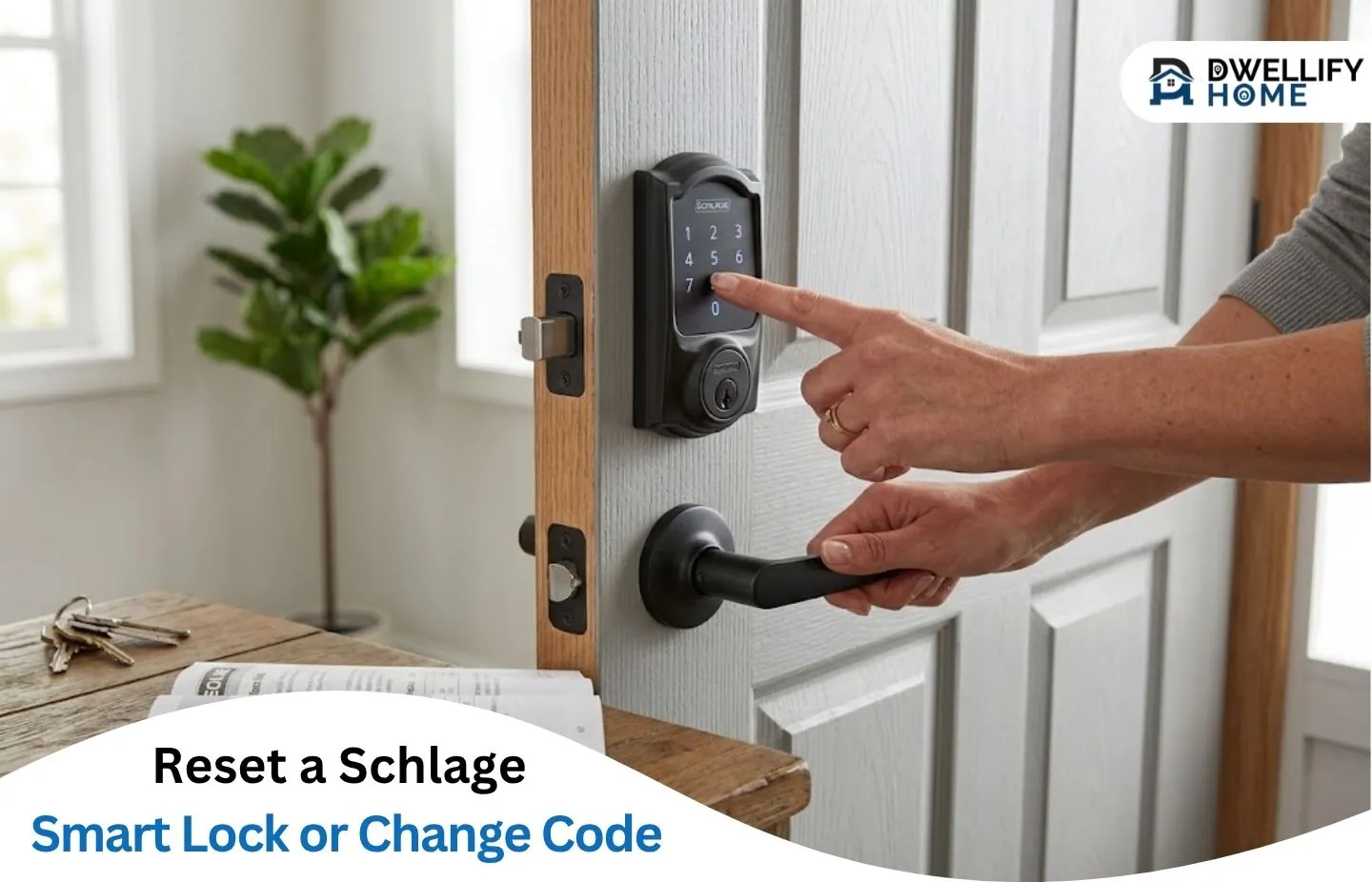 How to Reset a Schlage Smart Lock or Change Its Code