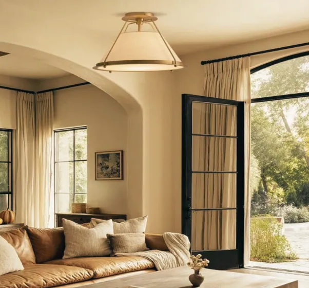 Minimalist LED Flush Mounts for Clean Interiors