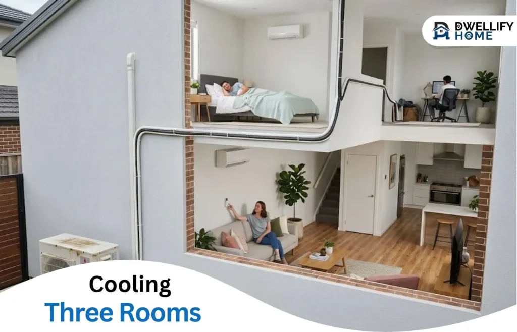 Cooling Three Rooms With One Outdoor Unit