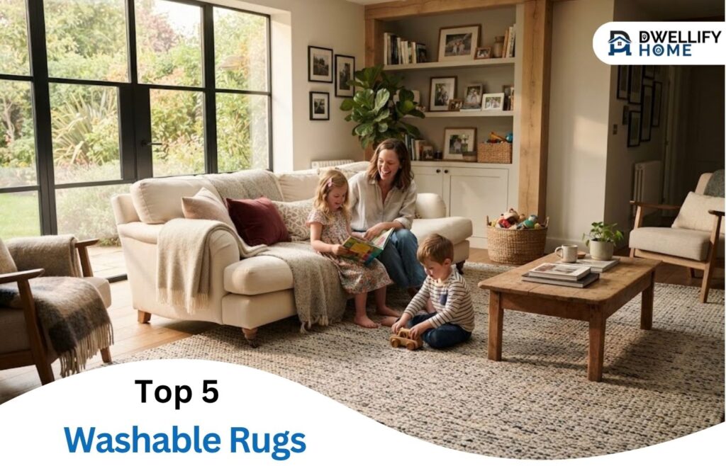 Top 5 Washable Rugs for Busy Family Homes and Everyday Living