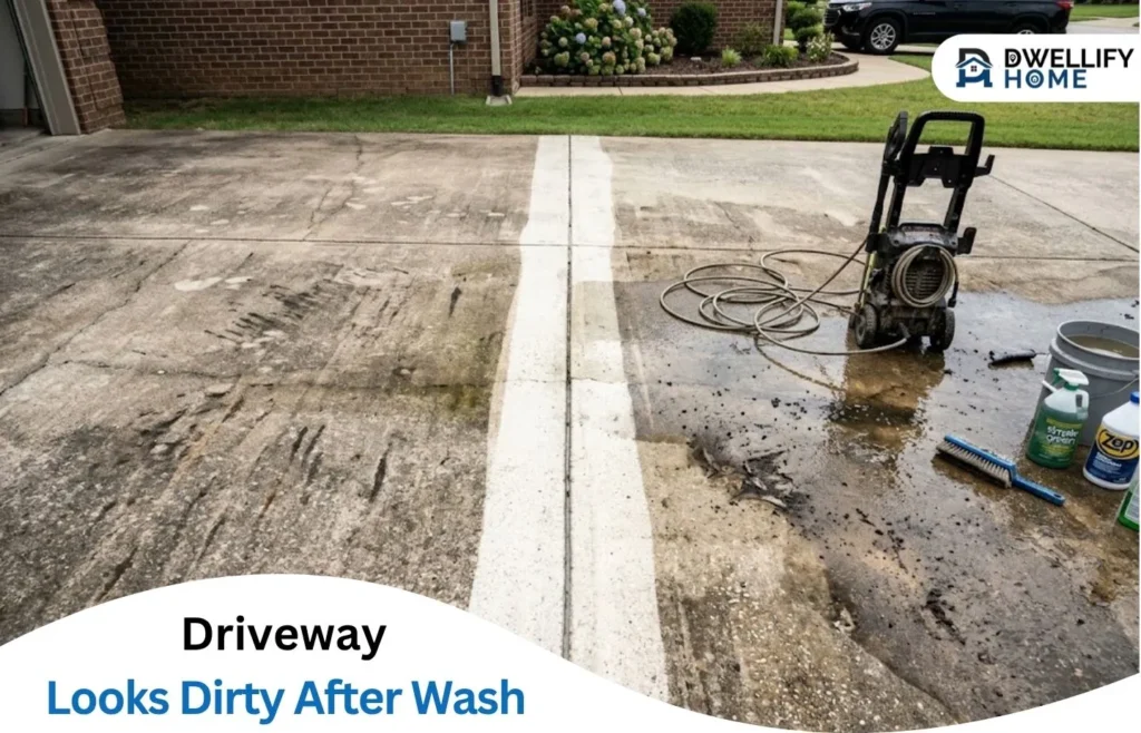 Why Your Driveway Looks Dirty Even After You Wash It