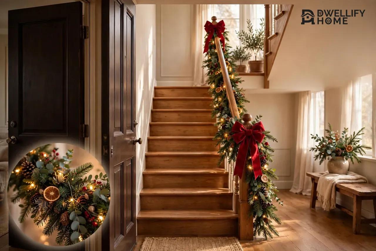 How to Decorate Stairs for Xmas