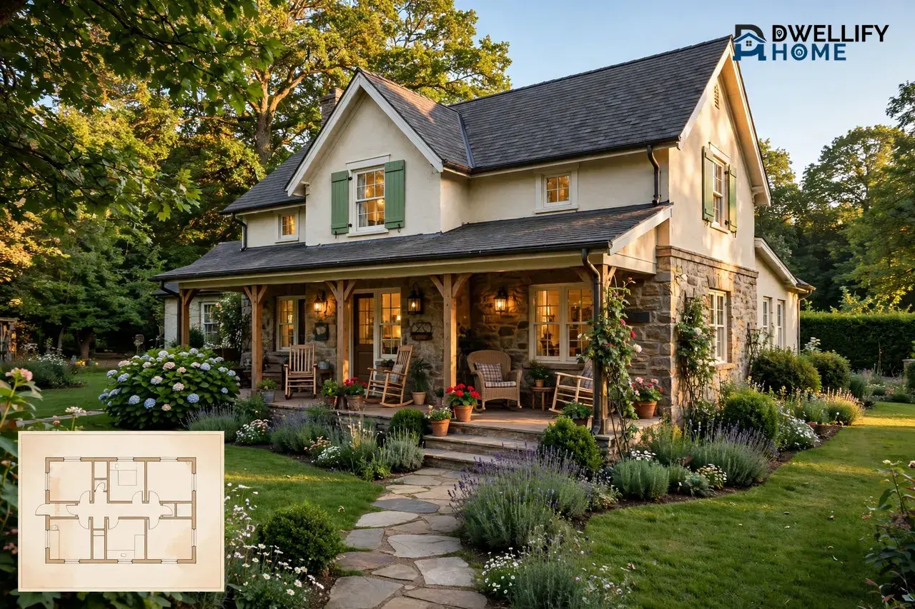 5 Bedroom Cottage Plans: Layouts, Sizes, Porches and Smart Tips