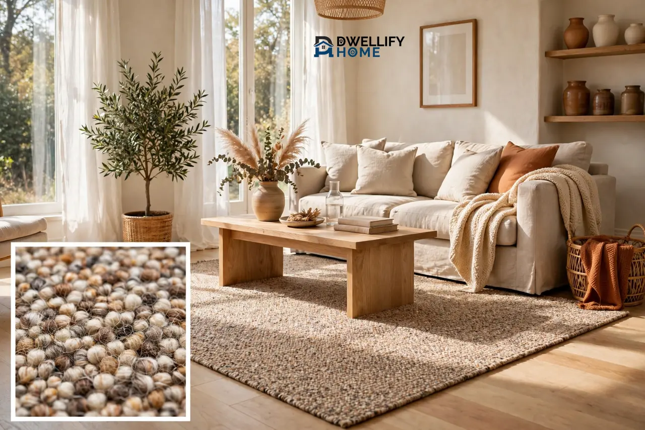 Arrel Speckled Wool-Blend Rug: Colors, Sizes, Feel & Care