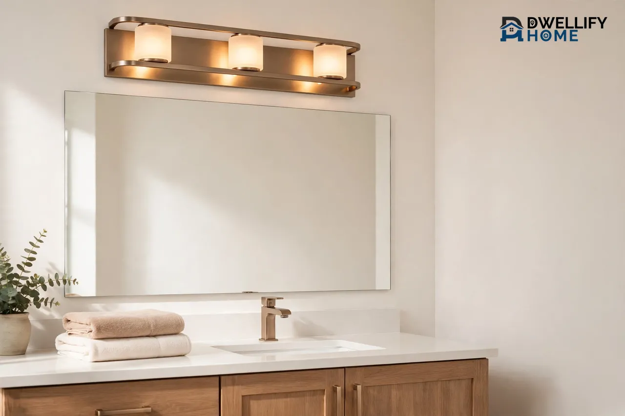 Champagne Bronze Vanity Light Guide: Size, Style, Placement, Brightness