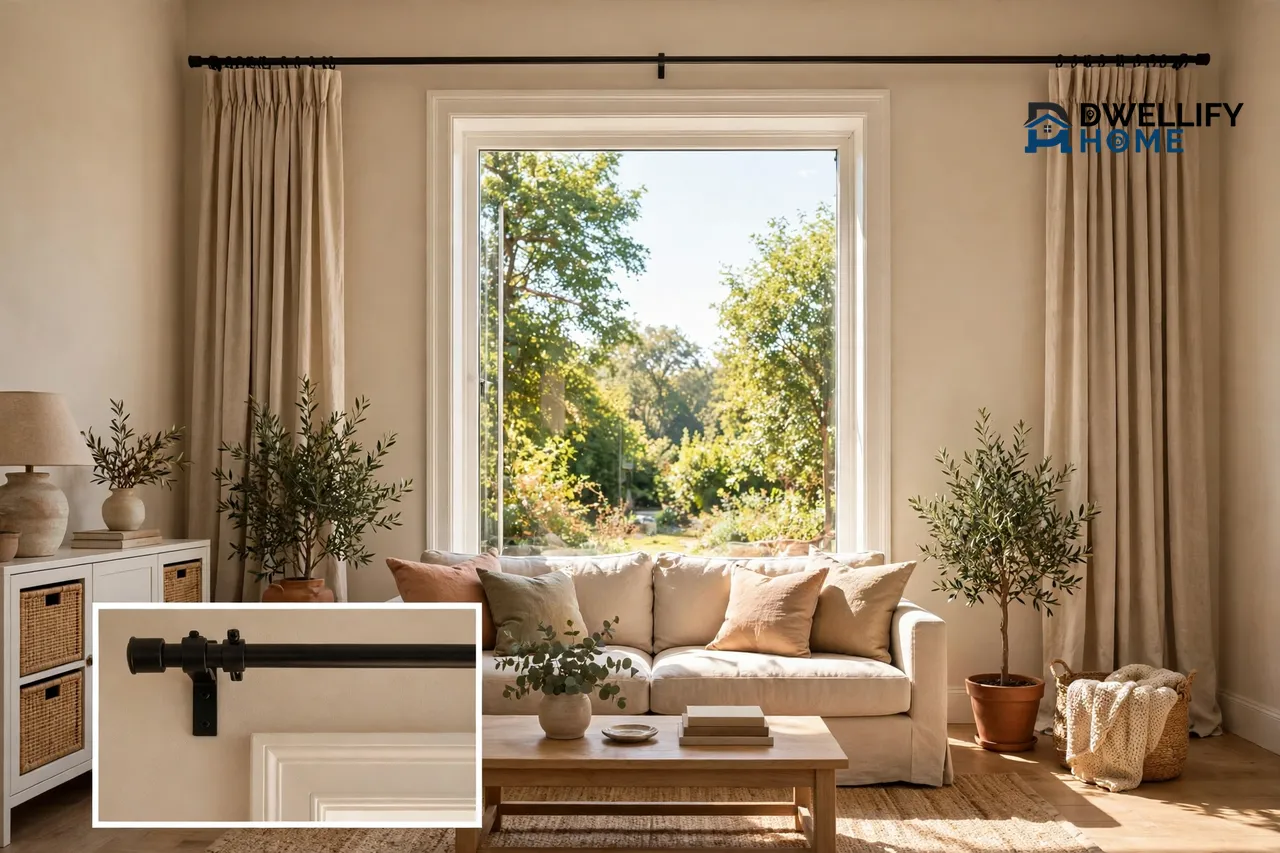 Curtain Rod Placement: How High and Wide Should It Be?
