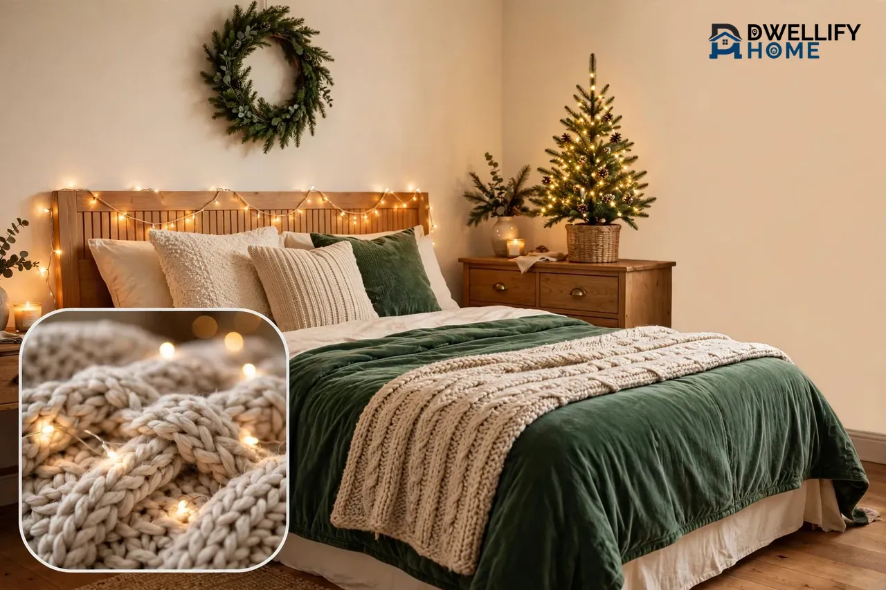 How to Decorate Your Bedroom for Christmas: Cozy, Calm, and Sleep-Friendly Ideas