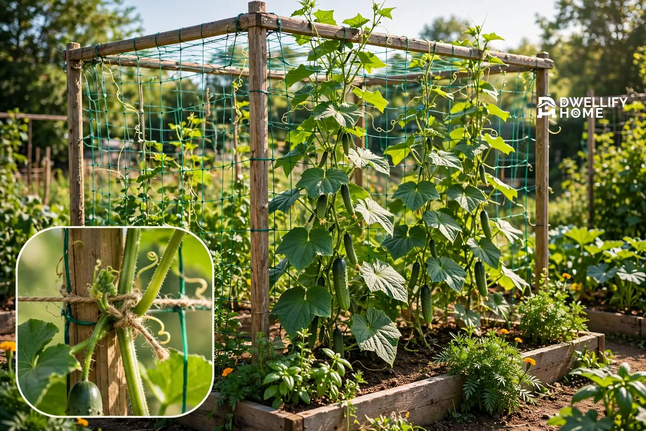 DIY Cucumber Trellis: How to Build One That Holds Up