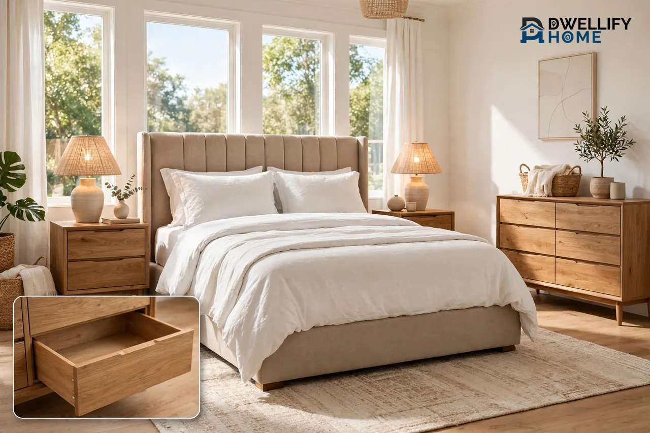 King Size Bedroom Sets: What’s Included, Fit, Storage, and Deals