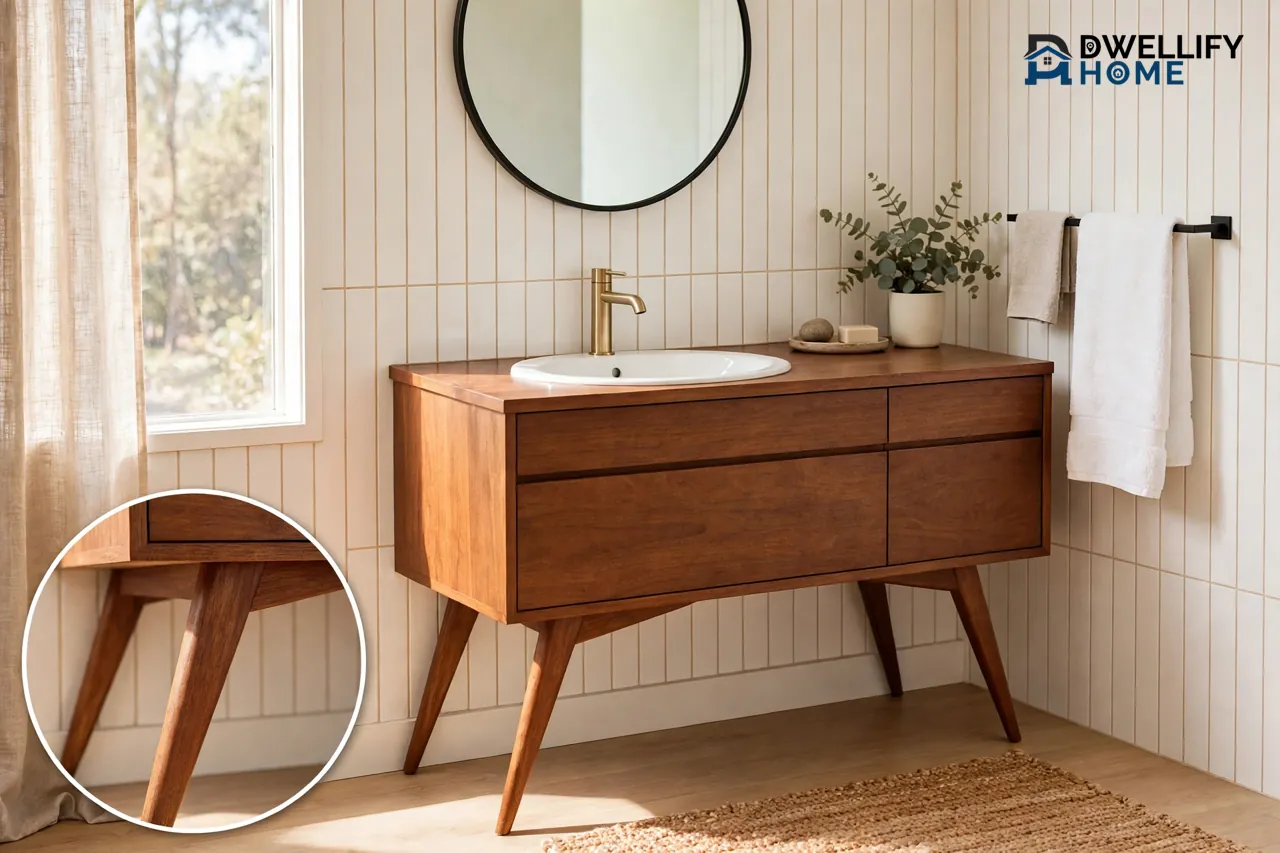 Mid Century Modern Bathroom Vanity: Sizes, Style & Buying Tips