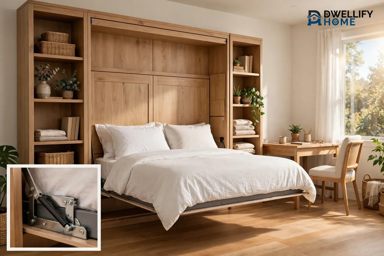 Murphy Bed Queen Guide: Sizes, Safety, Cost, Desk & Storage Tips