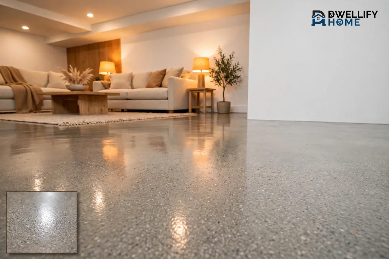 Polished Concrete Basement Floor: Costs, Pros and What to Know