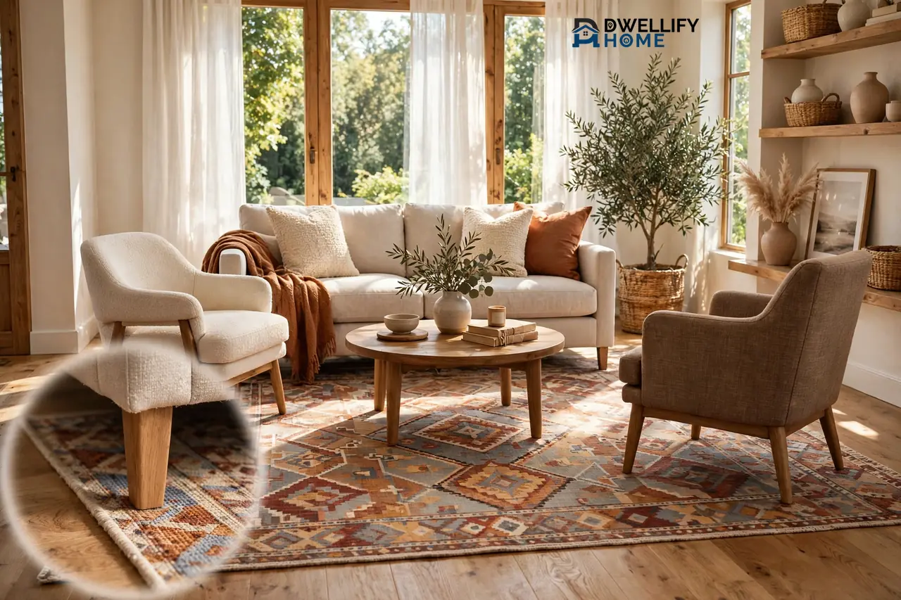 Rug Sizes for Living Room: Exact Measurements, Layout Rules & Tips