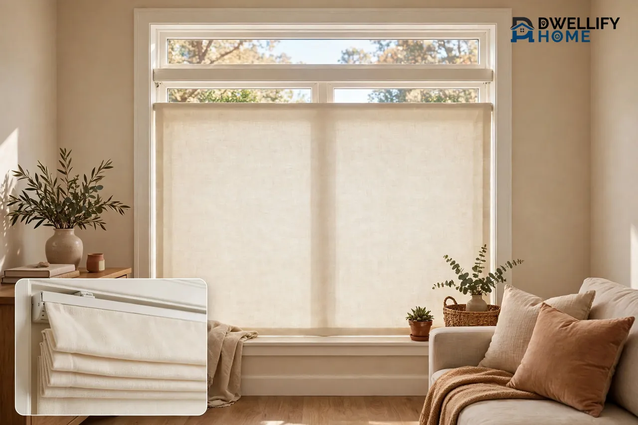 Top Down Roman Shades: Styles & Buying Guide