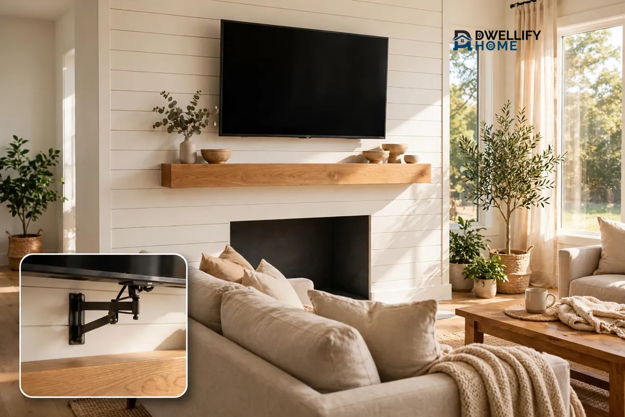 TV Mounted Above Fireplace: What to Know Before You Do It?