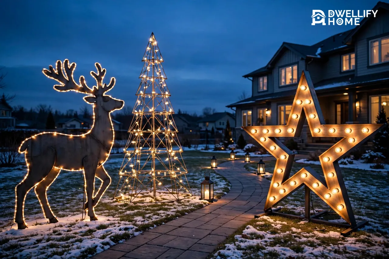 Outdoor Metal Christmas Decorations That Look Good All Winter