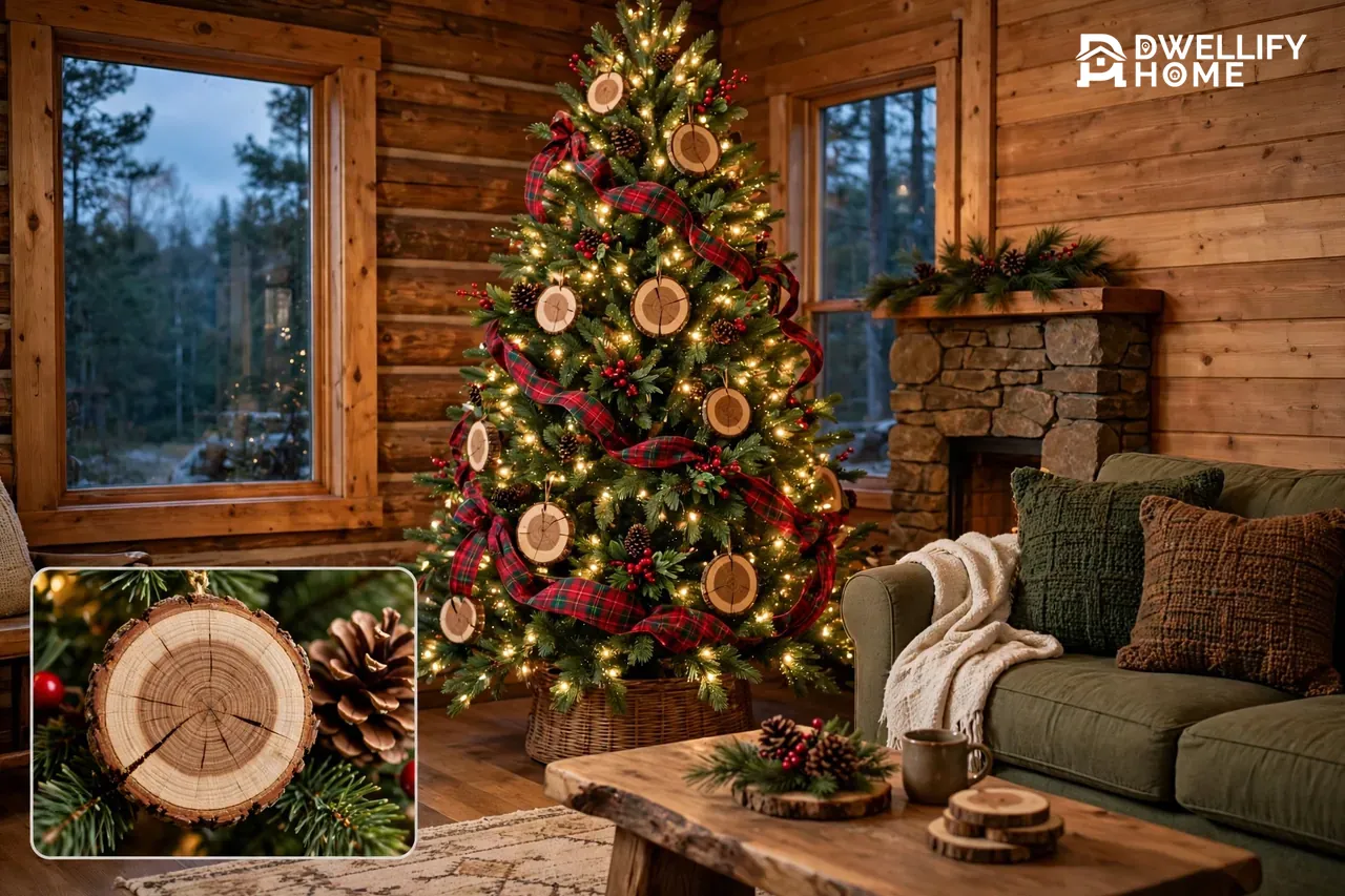 Rustic Christmas Tree Decorations: A Warm Woodland Look for Your Home